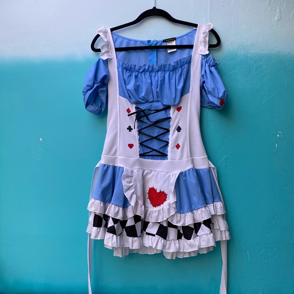 Alice in Wonderland costume w ruffles